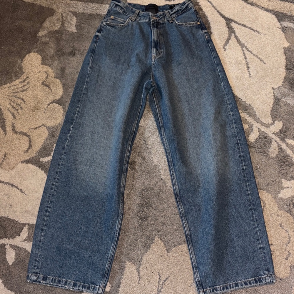 Zara Classic Blue Flare Jeans